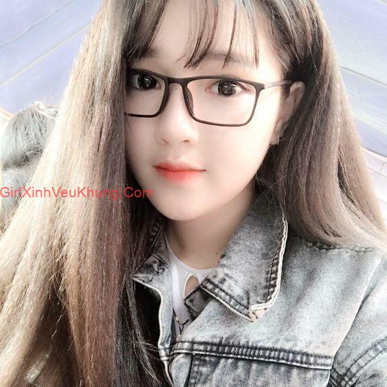 Hình ảnh girl xinh đeo kính đẹp, dễ thương